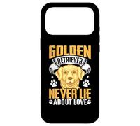 Golden Retriever Never Lie About Love Case for iPhone 17 Pro Max