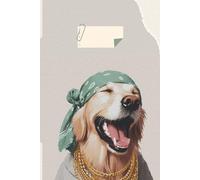 Golden Retriever Notebook: 120 Pages, 6 x 9 Inches for Creative Minds: Stylish Dog Design with Durable Grid Paper