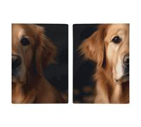 Golden Retriever Passport Holder, ID Card Protector Case Passport Holder with Slot Passports Travel Wallet Document Cover for Women And Men