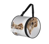 Golden Retriever Print Camping Toilet Paper Holder, Hanging Roll Paper Storage Bag, Waterproof & Foldable Tissue Holder For Home Office Toilets Car Tent