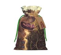 Golden Retriever Print Drawstring Pouches For Gifts,Reusable Fabric Gift Bags,For Holiday And Party Presents