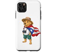 Golden Retriever Puerto Rico Flag Rican Taino Boricua Kids Case for iPhone 11 Pro Max