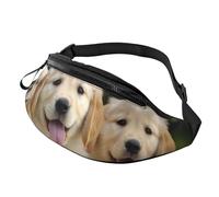 Golden Retriever Puppies Fanny Pack for Women Men Crossbody Bag Belt Bag Fashion Small Waist Pack Outdoor Bum Bag
