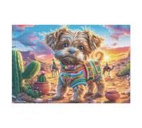 Golden Retriever Puppy 1000 Piece Jigsaw Puzzle Pack Teens Beginners Cognitive Development Puzzle Fans Group Play Anniversary Premium Cardboard 1000 PCS