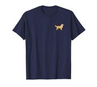 Golden Retriever Puppy Dog Pink Bow Coquette T-Shirt