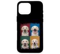 Golden Retriever Puppy Pop Art Expressions Portrait Case for iPhone 16 Pro Max