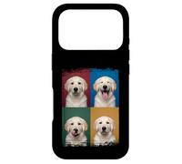 Golden Retriever Puppy Pop Art Expressions Portrait Case for iPhone 17 Pro