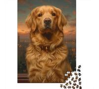 Golden Retriever Puzzles for Adults 1000 Piece Puzzle for Teenager Educational Game Challenge Toy 1000pcs (75x50cm)