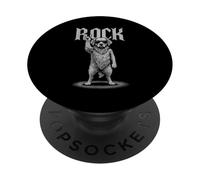 Golden Retriever Rock Music Retro Vintage Dog Lover PopSockets Adhesive PopGrip