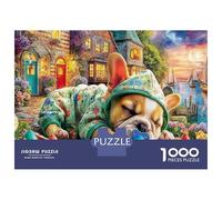 Golden Retriever Scene 1000 Piece Jigsaw Puzzle - Logical Thinking Game - High Grade Paper 52x38cm/1000pcs