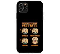 Golden Retriever Security Funny Dog Mom Dad Owner Gift Case for iPhone 11 Pro Max