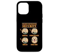 Golden Retriever Security Funny Dog Mom Dad Owner Gift Case for iPhone 12/12 Pro