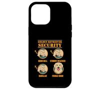 Golden Retriever Security Funny Dog Mom Dad Owner Gift Case for iPhone 12 Pro Max
