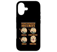 Golden Retriever Security Funny Dog Mom Dad Owner Gift Case for iPhone 17
