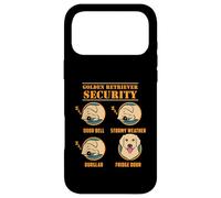 Golden Retriever Security Funny Dog Mom Dad Owner Gift Case for iPhone 17 Pro Max