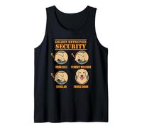 Golden Retriever Security Funny Dog Mom Dad Owner Gift Tank Top