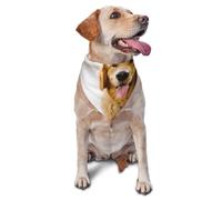 Golden Retriever SmilingDog Bandanas Cat Puppy Scarfs Washable Pet Handkerchief