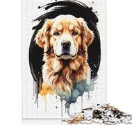 Golden Retriever Style 10 Puzzle for Adults And Teenagers 1000 Pieces Paper Puzzle Adult Jigsaw Puzzle Funny Jigsaw Puzzles 38x26cm/1000pcs