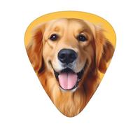 Golden Retriever Stylish and durable guitar picks, three types of thin, medium and heavy guitar picks (12 pieces), suitable for guitar, bass, electric guitar, ukulele,