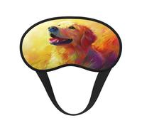 Golden Retriever Ultimate Eye Mask for Sleeping, Soft and Comfortable Eye Mask, Relaxing Zero Pressure Night Blindfold.