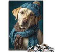Golden Retriever Wearing A Hat Puzzles for Teenagers Teens 2000pc Puzzle,Learning Educational Toy for Is Ideal As A Gift for The Whole Family (70X100cm)