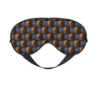 Golden Retriever1 Printing Soft Dual-Use Sleep Blocks Light Efficiently Blackout Eye Mask for Sleeping