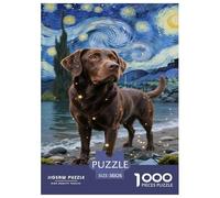 Golden Retriever1000Piece JigsawPuzzleanimal KidsforAdult Challenging LargePiecePuzzles Age12+byth HomeDecoration Uncover The Puzzle 38x26cm/1000pcs