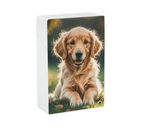 Golden Retrievers Cigarette Case Portable Novelty Cigarette Packing Box Crush Proof Waterproof Cigarette Box Novelty Gifts for Friend