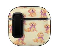 Golden Retrievers Cute Compatible with AirPods 4 Case Cover with Button Protector