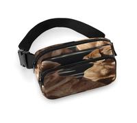 Golden Retrievers Fanny Pack Belt Bag with Adjustable Strap Fashion Waist Bag for Outdoor Sports Hiking