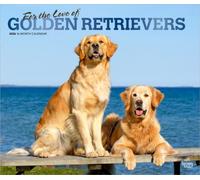 Golden Retrievers, For the Love of 2026 Deluxe Flap Foil Calendar