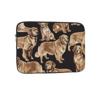 Golden Retrievers Printed Laptop Sleeve Case 13 Inch - Protective Laptop Cover Bag Shockproof Notebook Computer Bag For Men And Women