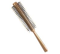 Golden Roller Hair Brush for Blow Drying, round Nylon Tooth Brush | Plastic Build, round Smooth Dots, Adds Lift at Roots, for Fine Hair Sections and Salon Home Use