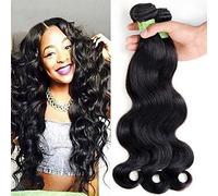 Golden Rule 6A Grade Brazilian Virgin Body Wave Hair 3 Bundles 14" 16" 18" Natural Color 100% Unprocessed Brazilian Virgin Human Hair Extension Body Wave