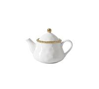 Golden Salerno Tea Pot, 6.75" x 4.75" x 5.75"