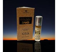 Golden Sand 6ml Roll on Perfume features amber, agarwood (oud), floral notes, caramel and vanilla. Hafsa Arabian Fragrances Ltd