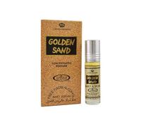 Golden Sand Concentrated Perfume Oil 6ml | Warm Sweet Oriental Attar for Men & Women | Long Lasting Alcohol-Free Fragrance
