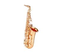 Golden Saxophone, E-Flat Key, 66Cm Tall, Brass Wind Instrument