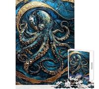 Golden Secrets of The Deep Art Jigsaw Puzzles 1000 Piece for Adults Enhance Focus for Better Performance Quiet Soothing Playtime Fun (38x52cm)