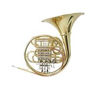 Golden Separated Bell 4 Key Double French Horn Bb F Tone Brass Instrument WIth Accessories