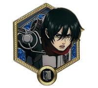 Golden Series 2: Final Season Mikasa Ackerman - Attack on Titan Collectible Enamel Pin, S, enamel, no