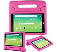 Golden Sheeps Kid Friendly Case Compatible for Alcatel Joy Tab 2 8.0 Inch Tablet 2020 Release(Model: 9032Z)/TCL Tab 8 Inch Tablet Shockproof Ultra Light Weight Convertible Handle Stand Cover (Rose)