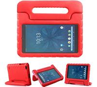 Golden Sheeps Kid Friendly Case Compatible for Walmart onn. 8" Tablet 2020 (Model: 100011885) / 2019 (Model ONA19TB002) Shockproof Ultra Light Weight Convertible Handle Stand Cover (red)