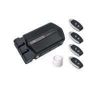 Golden Shield Alarm 120db Black - Smart Lock with Alarm Invisible from the Outside (Black)