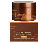 Golden Shimmer Tanning Gel,Skin Intensive Tanning Accelerator Cream - Instant Tan Enhancer Nourishing Long Lasting Tanner for Sunbeds Beach Camping Activities