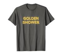 Golden Shower T-Shirt, Men, Asphalt Grey, 5X-Large