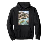 Golden Silence by the Water Pullover Hoodie