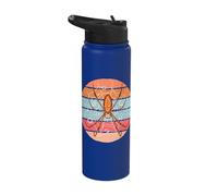 Golden Silk Spider Weaver Spider Web Stainless Steel Insulated Water Bottle