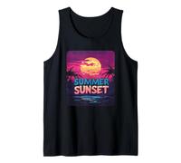 Golden Skies and Warm Summer Vibes for Sunset Lovers Tank Top