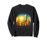 Golden Skyline Rise Wealth Vision Sweatshirt